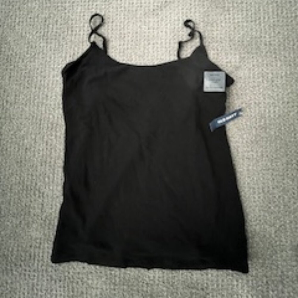 NWT 2 Old Navy Camisoles-1 Medium- Nude, 1 Large-Black